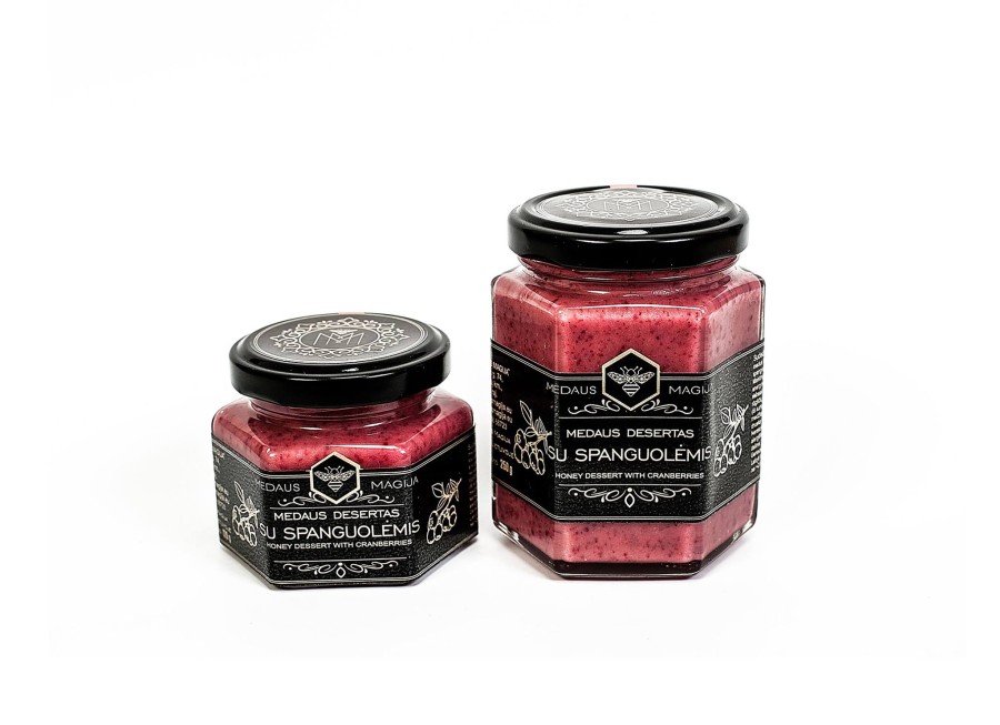 Medaus desertas su spanguolėmis, 120g