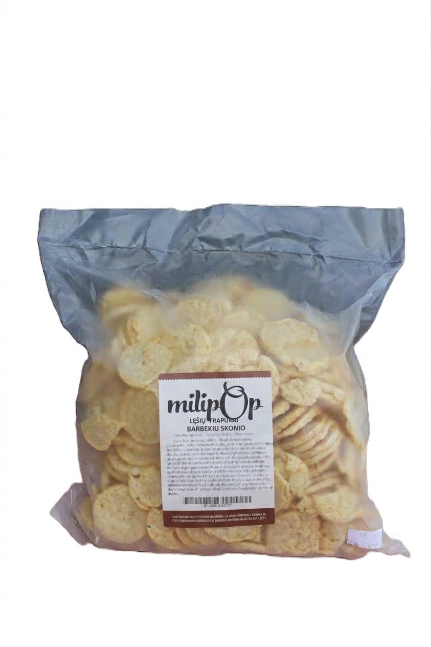 Mini lęšių trapučiai barbekiu skonio, 300 g.