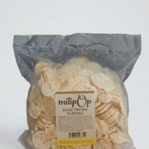 Bulvių trapukai su grybais, 300 g.